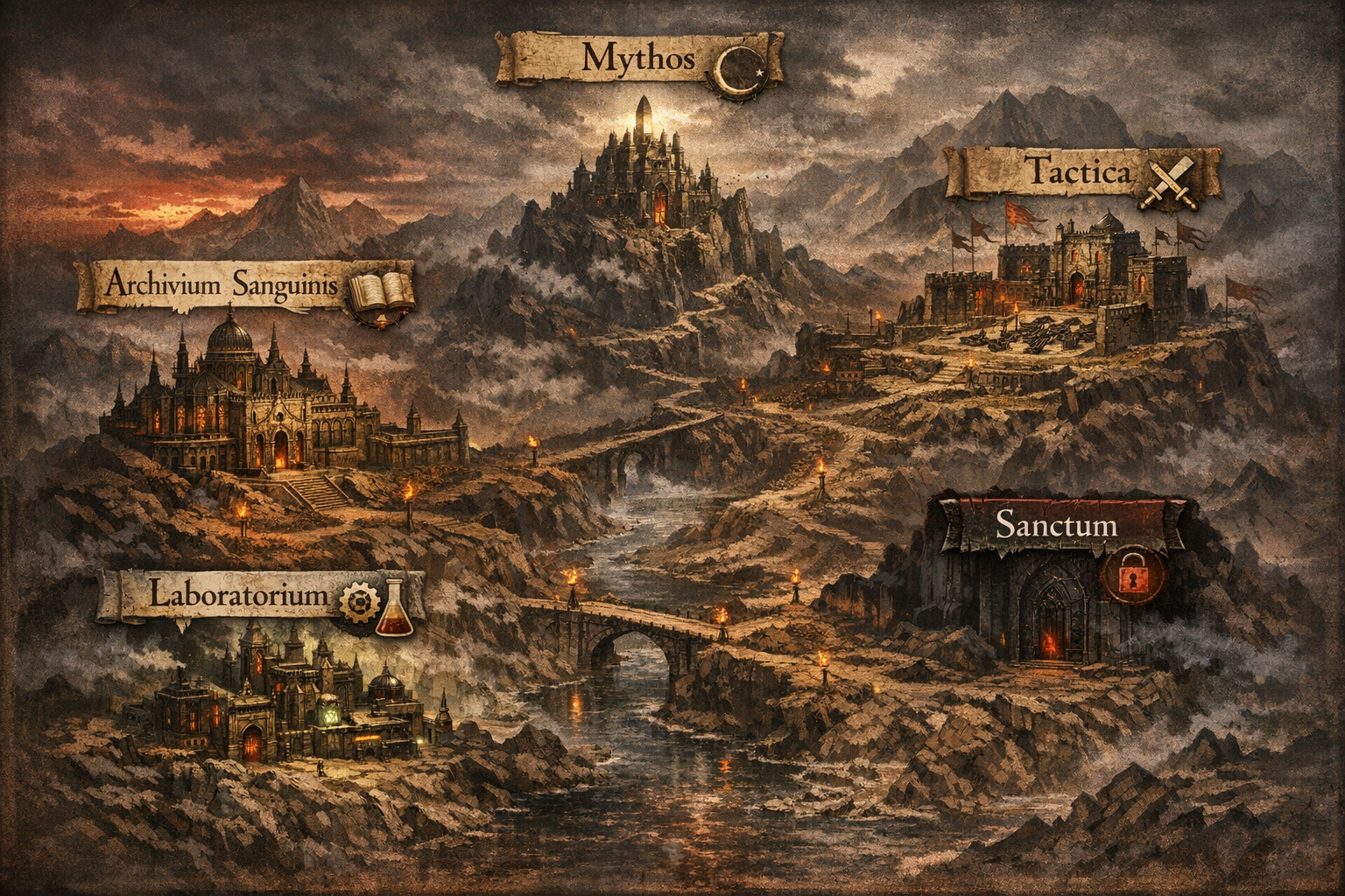 Map of the Custodes Sanguinis domains